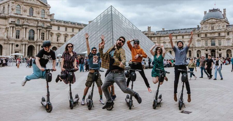 Guided Electric Scooter Tour of Paris - The Louvre Palace and Museum