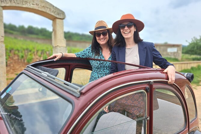 Half-day guided tour on the Burgundy wine Route in a classic car - Meursault and the five-wine tasting