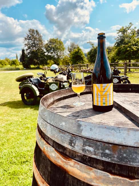 Honfleur: Private Guided City Tour by Vintage Sidecars - Manoir dApreval and Normandys apple country