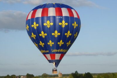 Hot Air Balloon Flight over the castle of Chenonceau / France