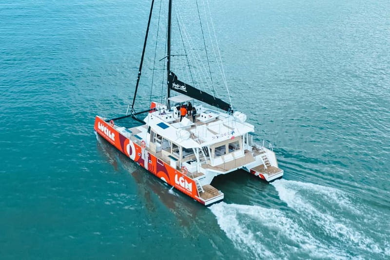 La Grande Motte: Le Grau-du-Roi Bay Catamaran Cruise - Setting sail from La Grande Motte