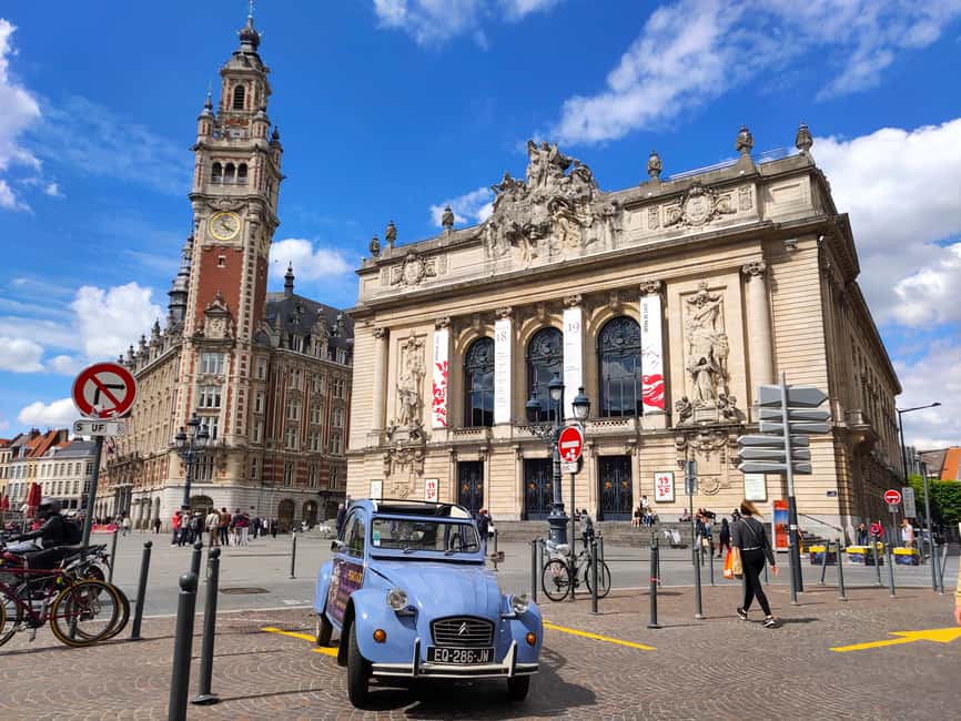 Lille Driving Tour by Convertible Citroen 2CV - Key points to know before booking