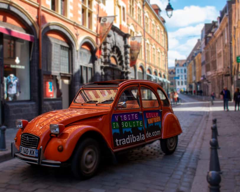 Lille Driving Tour by Convertible Citroen 2CV - What the 30-minute tour can and cannot do