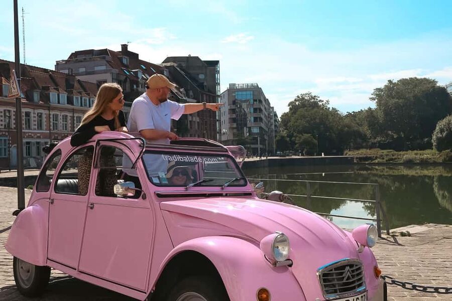 Lille Driving Tour by Convertible Citroen 2CV - Cobbles, comfort, and the open roof