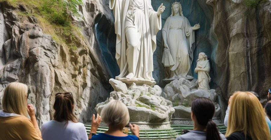 Lourdes: Sanctuary Guided Walking Tour - Meeting your guide at Place Mgr Laurence