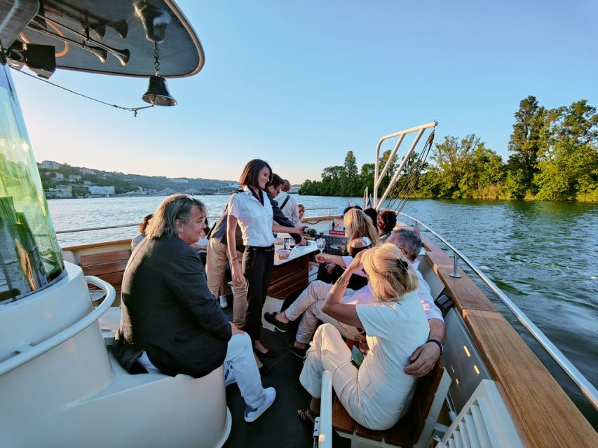 Lyon: City Cruise with Charcuterie, Cheese, and Wine - The first half hour: settle in with French aperitif food
