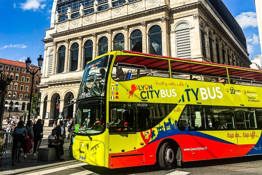 Lyon City Hop-on Hop-off Sightseeing Bus Tour - The Painted Wall, a quick look at Lyon’s visual identity