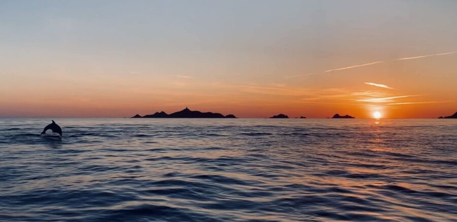 Magic Sanguinaires Sunset from Ajaccio/Porticcio – Aperitif - The approach to the Sanguinaires Archipelago