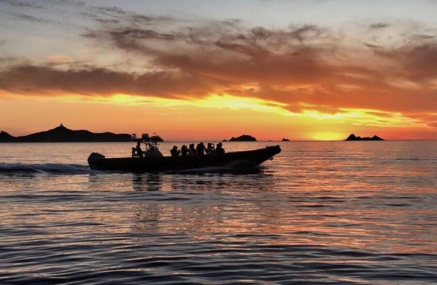 Magic Sanguinaires Sunset from Ajaccio/Porticcio – Aperitif - Leaving Ajaccio or Porticcio