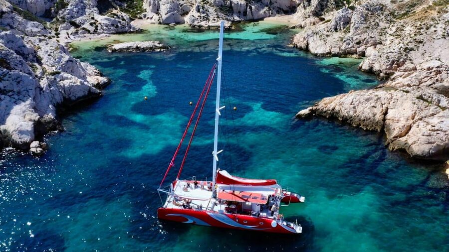 Marseille : Calanques Catamaran Cruise with Lunch & Wine - Weather, seasickness, and the practical details