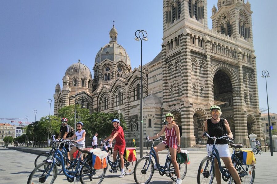 Marseille: City Highlights Guided Half-Day E-Bike Tour - The climb to Notre Dame de la Garde