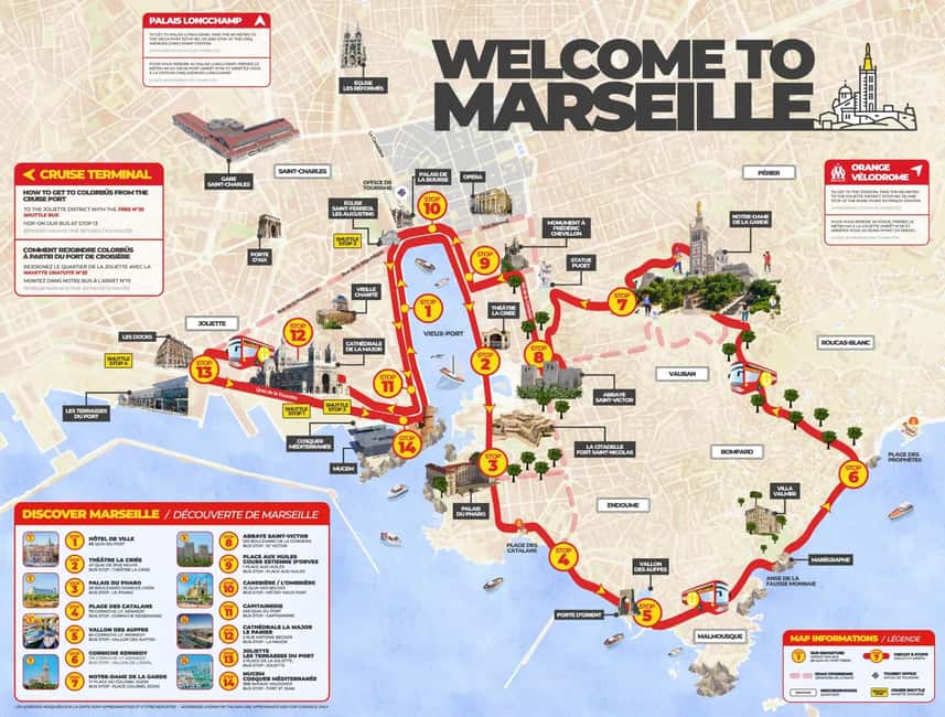 Marseille: City Sightseeing Hop-On Hop-Off Bus Tour - Take a full circuit before choosing your stops