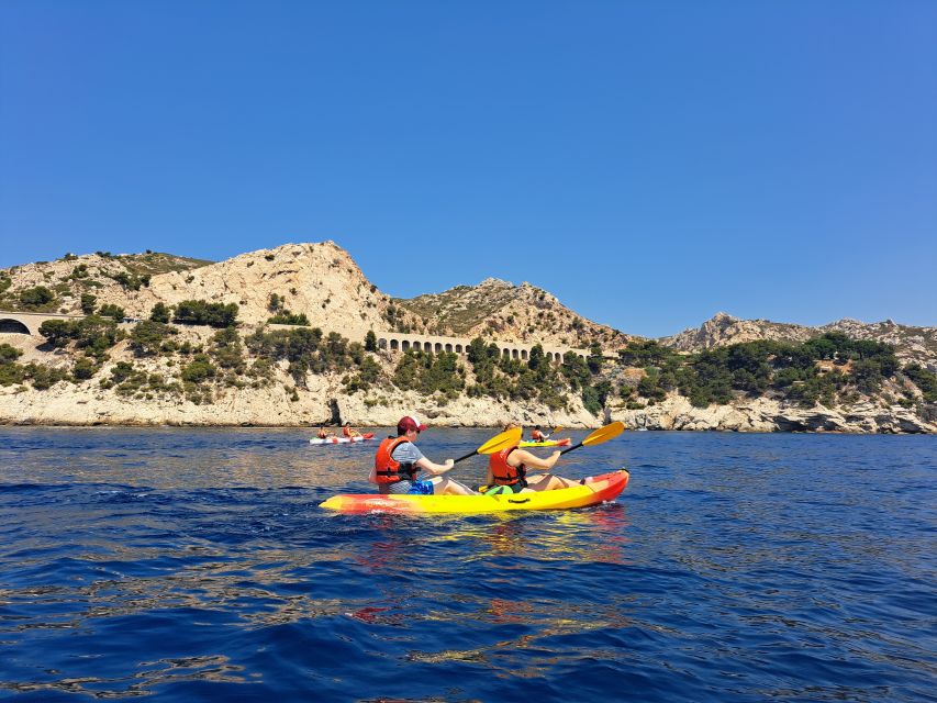 Marseille: Côte Bleue Calanques Half-Day Kayak Tour - Swimming, wildlife, and a small conservation effort