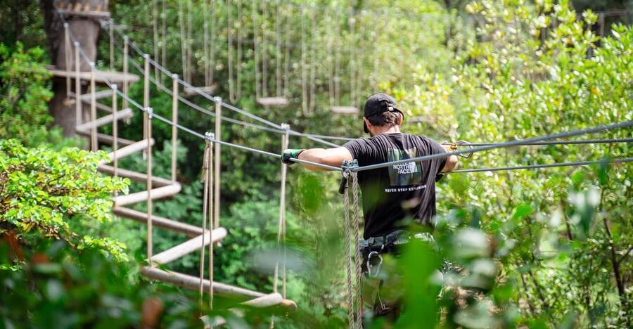 Marseille: Ecopark Adventures Treetop Adventure - The Minipark for children ages two to four