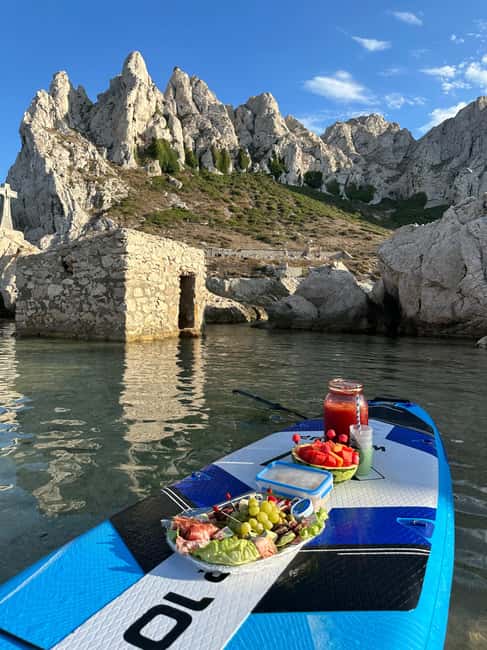 Marseille: stand-up paddle tour - discover the calanques - Choosing the sunset departure