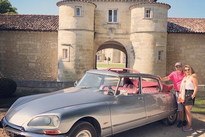 Médoc luxury wine tour aboard a Citroën DS Limousine Convertible - What the price of $342.42 really covers