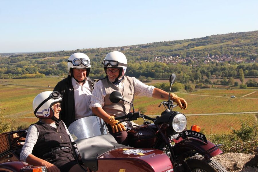 Meursault: Tour of the Vineyards on Motorbike with Sidecar - The Saint-Christophe hill panorama