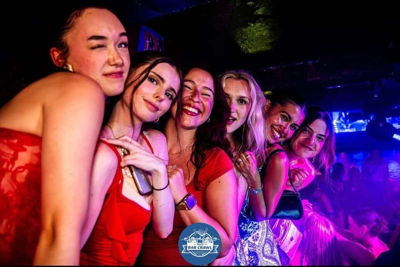 Nice: Bar/Pub Crawl with Free Shots and VIP Entry - The real value at $11 per person