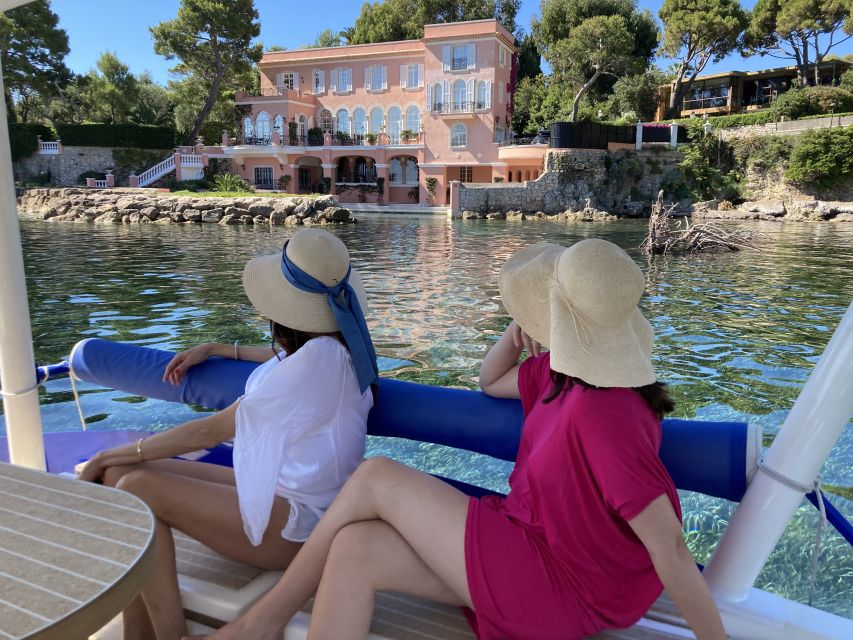 Nice: Private French Riviera Solar Boat Cruise - The two-hour route: the better choice for most people