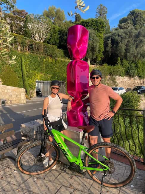 Nice: Villefranche Guided Electric Bike Tour - The climb to Fort Mont Alban