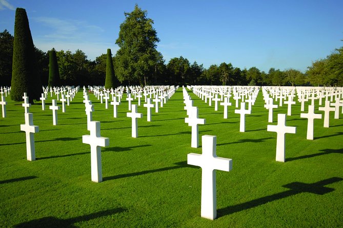 Normandy American & British DDay Beaches Halfday Tour from Bayeux - Colleville-sur-Mer American Cemetery and its quiet weight