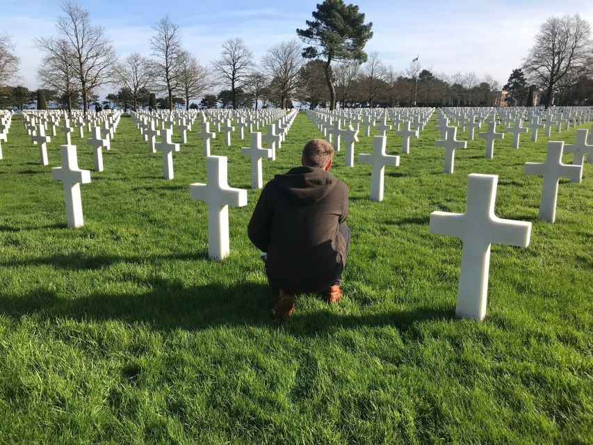 Normandy D-Day All Day Tour by Minibus from Paris - Omaha Beach and the American Cemetery at Colleville