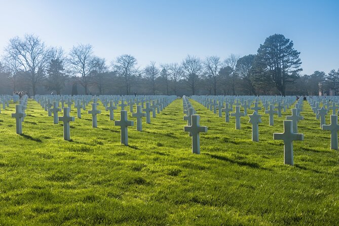 Normandy Guided E-bike tour to Omaha Beach / private tour - One hour at the American Cemetery