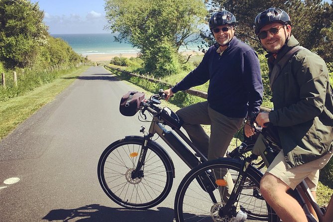Normandy Guided E-bike tour to Omaha Beach / private tour - Backroads, farms, villages, and the coastal return