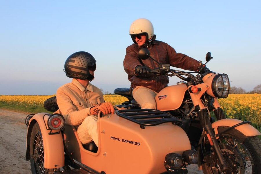 Normandy World War II Private 2 Hours Sidecar Tour Bayeux - The Normandy American Cemetery at Colleville-sur-Mer