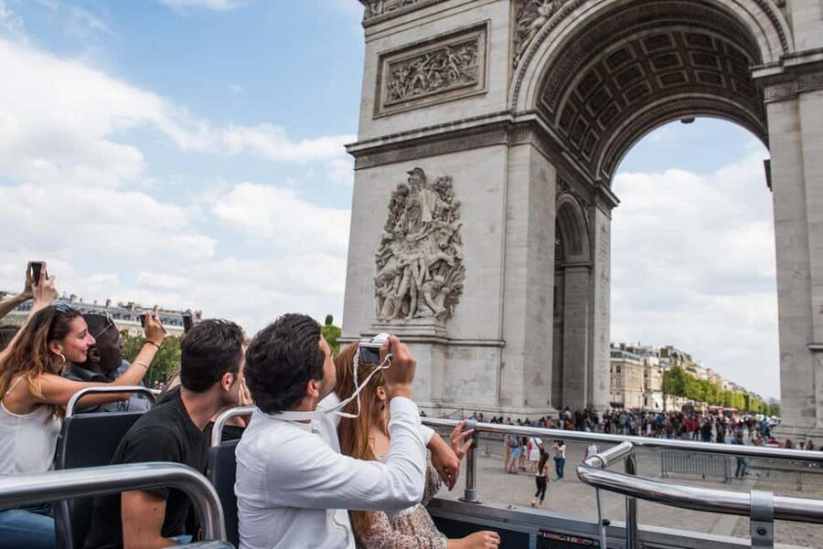 Paris: Arc de Triomphe Ticket & Big Bus Hop-on Hop-off Tour - Key points to know before you go