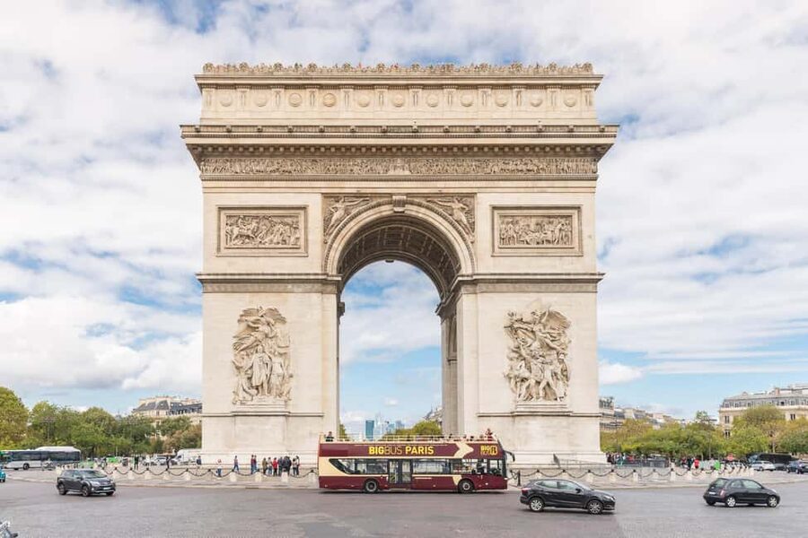 Paris: Arc de Triomphe Ticket & Big Bus Hop-on Hop-off Tour - What this Paris package actually includes
