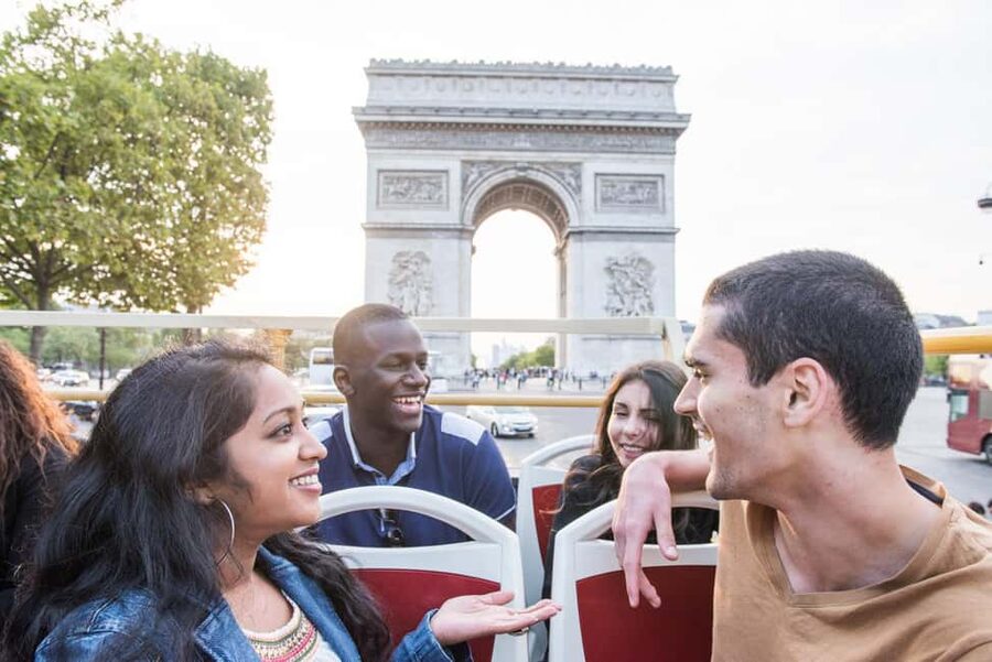 Paris: Big Bus Hop-On Hop-Off Tour with Optional Cruise - Champs-Élysées, the Arc de Triomphe, and the grand boulevards