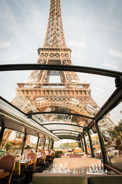 Paris: Bustronome Gourmet Dinner Tour - Seeing Paris through the glass roof