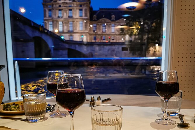 Paris Capitaine Fracasse 3 Course Seine River Dinner Cruise - The Eiffel Tower from the Seine
