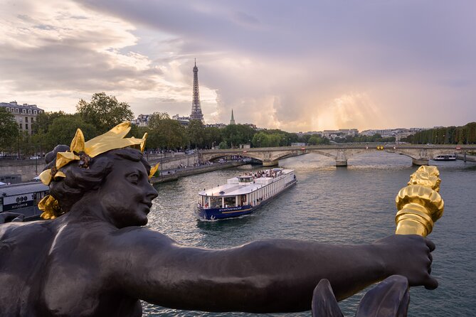 Paris Capitaine Fracasse 3 Course Seine River Dinner Cruise - Notre-Dame and the National Library
