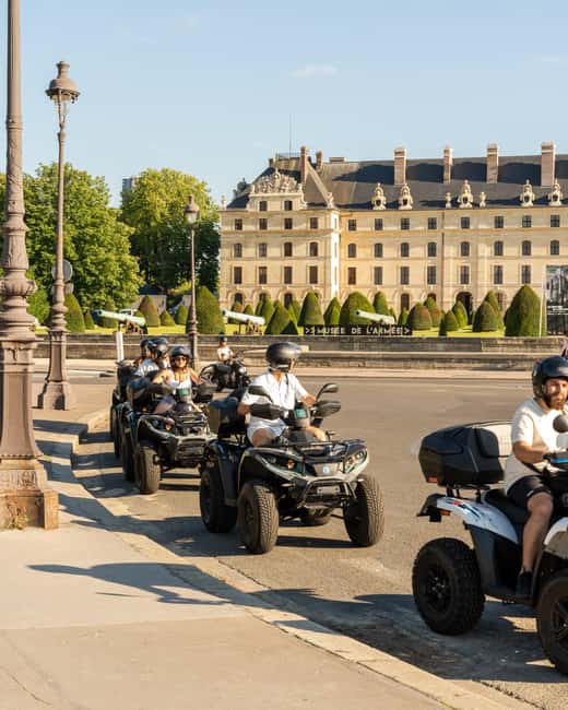 Paris: City Highlights Guided Quad Tour - Choosing to drive or ride behind