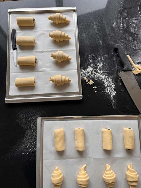 Paris: Croissant Baking Class with a Chef - Rolling and folding the dough by hand