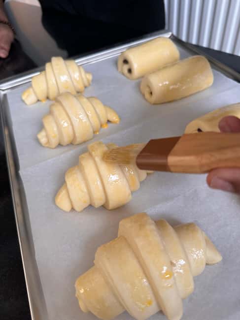 Paris: Croissant Baking Class with a Chef - Shaping classic crescents and chocolate pastries