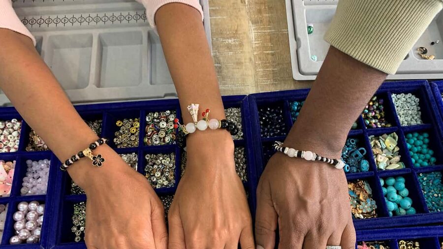 Paris: Custom Souvenir Bracelet Workshop - Guidance From Joao and the Workshop Team