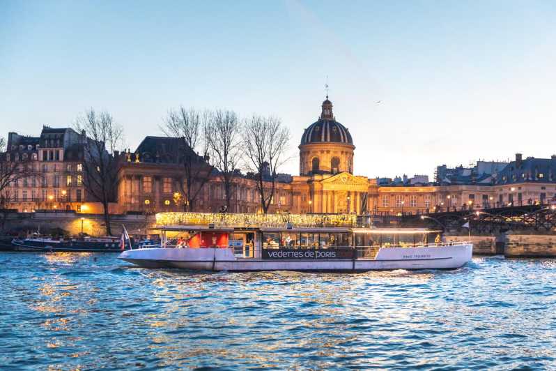 Paris: Evening River Cruise with Music - Starting beside the Eiffel Tower at 2 Port de Suffren