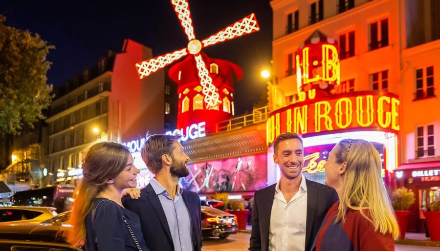 Paris: Evening Sightseeing Tour and Moulin Rouge Show - Key points at a glance