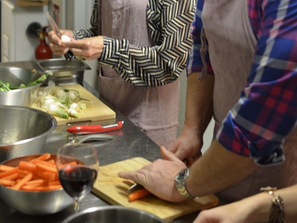 Paris: Full-Day Cooking Class, Market Tour and Lunch - Two Hours of Hands-On French Cooking