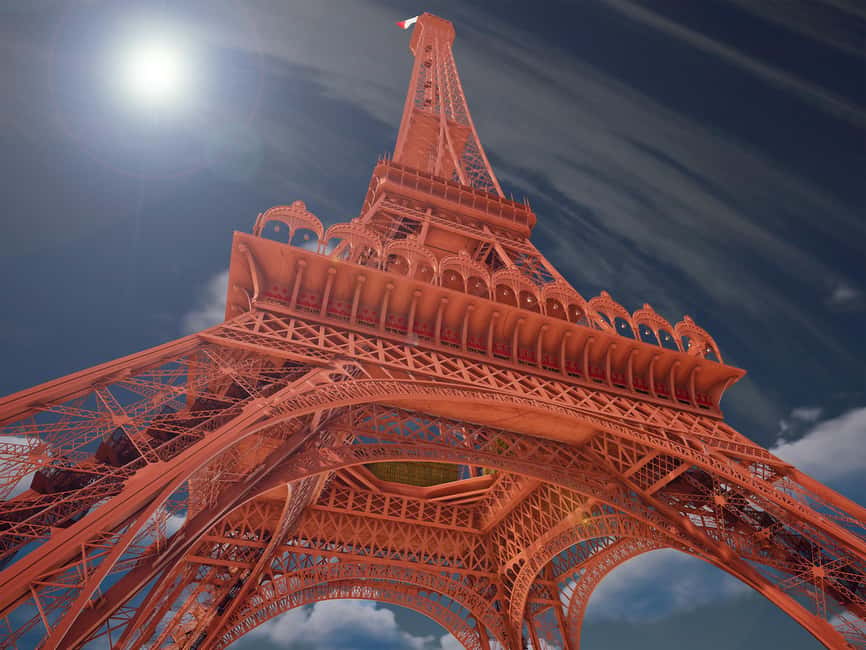 Paris : Immersive Eiffel Tower tour with virtual reality - Starting at the Monument of the Human Rights