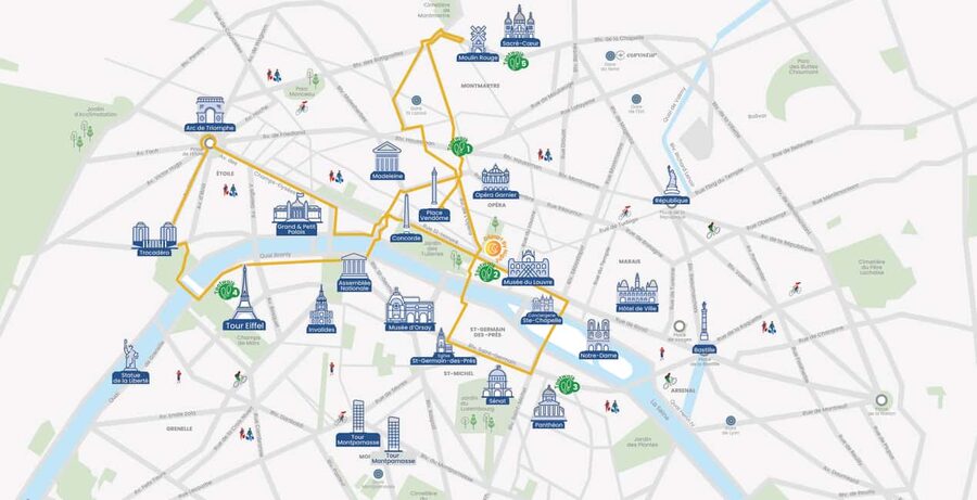 Paris: Night Bus Tour with Audioguide - Key points before you book