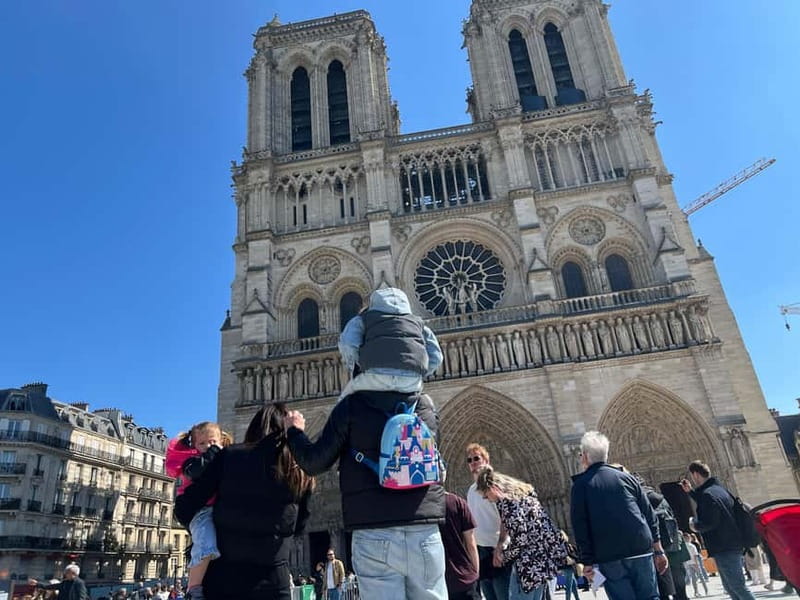 Paris: Notre-Dame Cathedral Exterior Tour & Free Entrance - Understanding the 2019 fire and the rebuilding effort