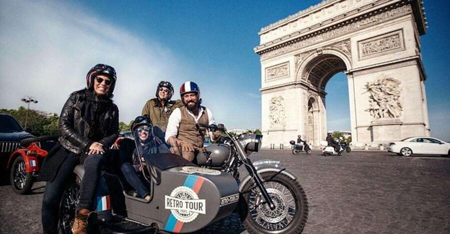 Paris Premium & Private Highlights city tour on Sidecar - Crossing the Seine by sidecar