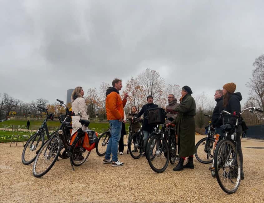 Paris: Secret City Bike Tour Off the Tourist Path - Notre Dame from the outside and the route through the Marais