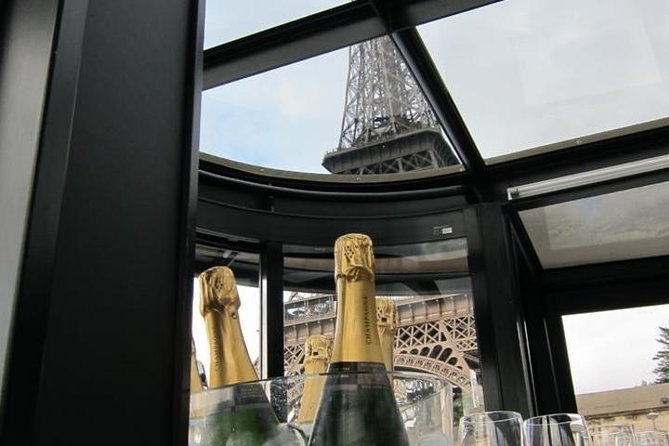 Paris Seine River Champagne Tasting Cruise - The private tasting area and front-of-boat advantage