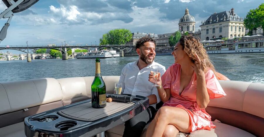 Paris: Seine River Private Guided Pontoon Boat Cruise - Meeting at Pont d’Issy, away from central Paris