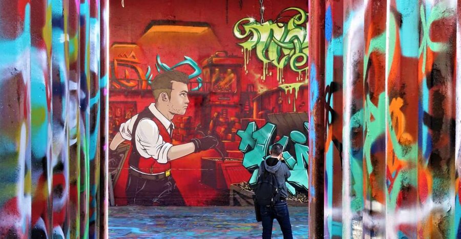 Paris: Street Art Open-Air Museum Bike Tour - The Station F coffee stop
